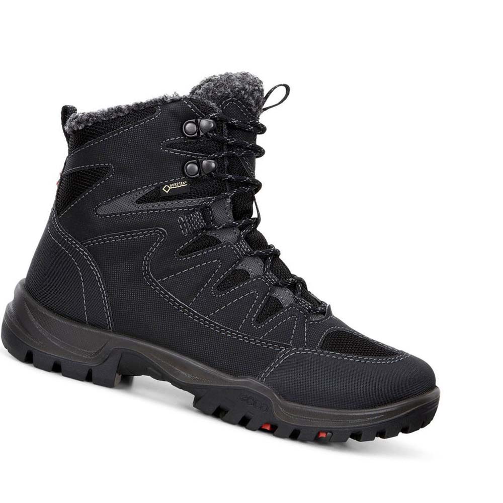 Women\'s Ecco Womens Xpedition Iii Gtx Boots Black | USA 57ILH